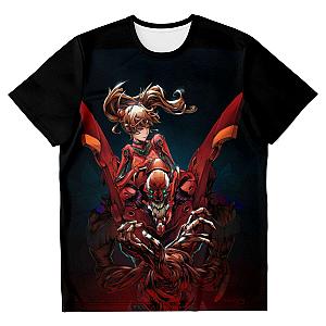 Evangelion Asuka Unit-02 3D T-shirt EVA Merch