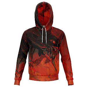 Evangelion Red Black 3D Hoodie EVA Merch