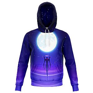 Evangelion Angel Moon Night 3D Hoodie EVA Merch