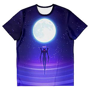Evangelion Angel Moon Night 3D T-shirt EVA Merch