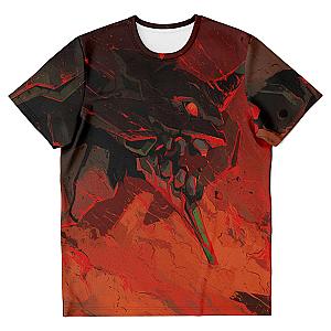 Evangelion Red Black Nigh 3D T-shirt EVA Merch