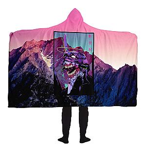 Evangelion EVA 01 Japan Hooded Blanket EVA Merch
