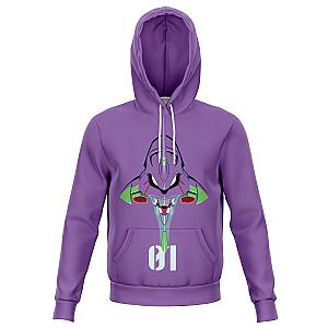 Evangelion Face Unit-01 Hoodie EVA Merch
