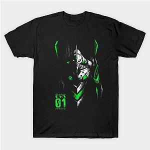 Evangelion Shirt - Evangelion EVA 01 Ink Dark Mecha Shirt