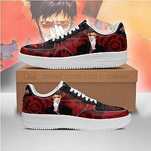 EVA Shoes - Comander Gendo Ikari Air Force Sneakers Neon Genesis Evangelion Shoes