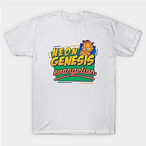 Evangelion Shirt - Neon Genesis Evangelion Garfield Memes Shirt
