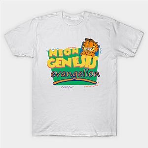 Evangelion Shirt - Neon Genesis Evangelion Meets Garfield And Friends Shirt