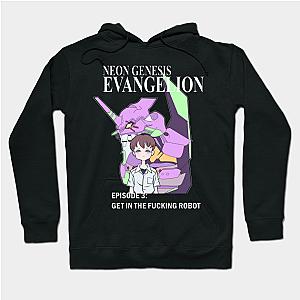 Evangelion Hoodie - Get in the fucking robot Hoodie