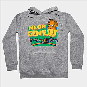 Evangelion Hoodie - Neon Genesis Evangelion Meets Garfield And Friends Hoodie