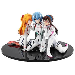 Evangelion Figures - 3pcs/Set 8cm EVA Ayanami Rei Makinami Action Figure