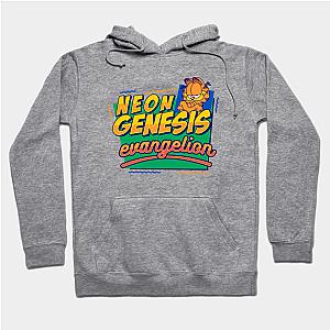 Evangelion Hoodie - Neon Genesis Evangelion Garfield Memes Hoodie