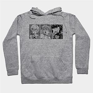 Evangelion Hoodie - Rei, Asuka and Misato Hoodie