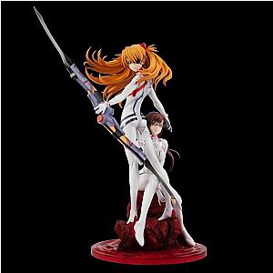 Evangelion Figures - 25cm EVA Mari Makinami Asuka Langley Soryu PVC Statue Action Figure