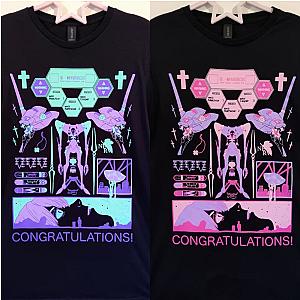 Evangelion T-shirts – Pink or Green Colour Ways EVA T-shirt
