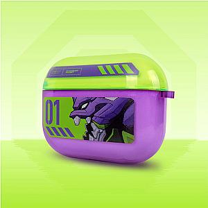 Evangelion Airpods Cases - EVA-01 TEST TYPE Neon Genesis Evangelion Silicone Earphone Cover