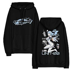 Evangelion Hoodies – Rei Unit 00 Gradient Anime Pullover Hoodie