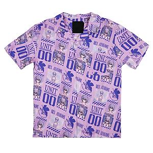 Evangelion T-shirts - EVA UNIT-00 Rei Evangelion Hawaiian Shirt