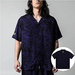 Evangelion T-shirts - EVA UNIT-01 Topography Hawaiian Shirt