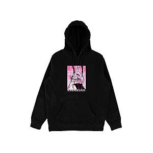 Evangelion Hoodies – EVA Pink Graphic Anime Pullover Hoodie