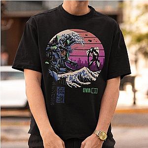 Evangelion T-shirts – The Great Wave off Kanagawa EVA Style T-shirt