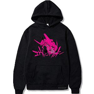 Evangelion Hoodies - EVA Pink Graphic Pullover Hoodie IP1201