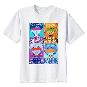 Evangelion T-shirts - Evangelion Characters Cartoon T-shirt IP1201