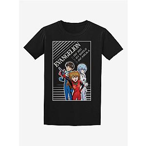Evangelion T-shirts - Neon Genesis Evangelion Pilot Trio T-Shirt IP1201