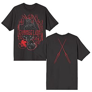 Evangelion T-shirts - Evangelion Red Line Double-Sided T-Shirt IP1201