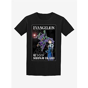 Evangelion T-shirts - Shinji Ikari & EVA Unit T-Shirt IP1201
