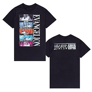 Evangelion T-shirts - Neon Genesis Evangelion Colored Eyes T-shirt IP1201
