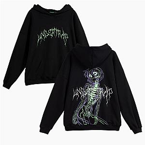 Evangelion Hoodie - Abstract Sketch Printed Double Sides Hoodie