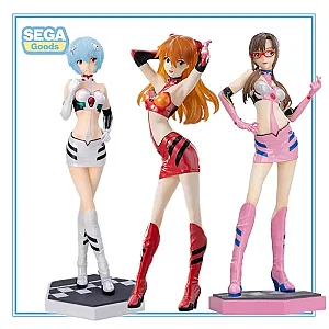 Evangelion Stickers - Neon Genesis Evangelion Racing Girl Anime Model Figure