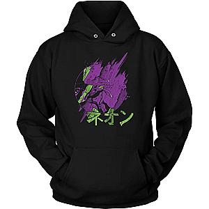 Evangelion Hoodie - NERV 01 Anime Black Pullover Hoodie