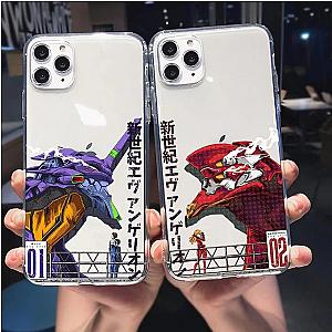 Evangelion Phone Case - Evangelion Japanese Anime Back Cover Case For iPhone