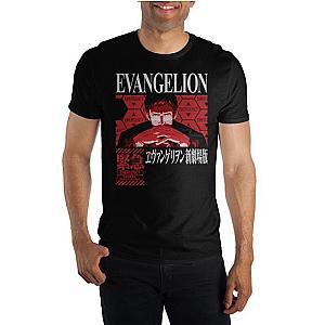 Evangelion Anime T-Shirts - Evangelion Ikari Gendo Anime Short-Sleeve T-Shirt