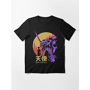 Evangelion Anime T-Shirts - Evangelion Retro Vintage Unisex T-Shirt