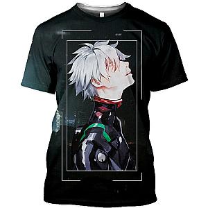 Evangelion Anime T-Shirts - Casual Top Fashion Streetwear Clothes
