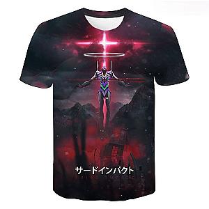 Evangelion 3D Printed T-shirt - Unisex Fashion Popular Casual Harajuku Short Sleeve Streetwear T-shirt