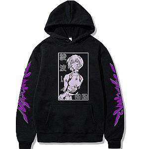 Japan Anime Evangelion Hoodies - Streetwear Unisex Loose Casual Pullover Tops
