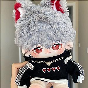 20cm Black Grey Handsome Boy Nagisa Kaworu Evangelion Stuffed Toy Plush