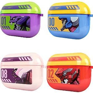 Eva Neon Genesis Evangelion Cartoon Anime Silicone Earphone Cover for Airpods 1 2 3 Pro