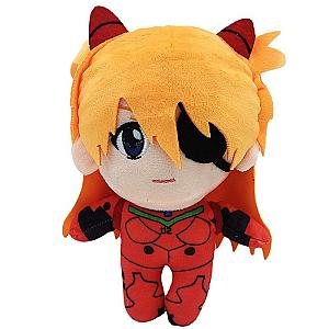 22CM Red Asuka Langley Soryu Yellow Hair Evangelion Stuffed Toy Plush