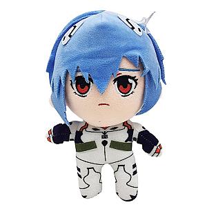 22CM Blue Rei Ayanami Blue Hair Evangelion Stuffed Toy Plush