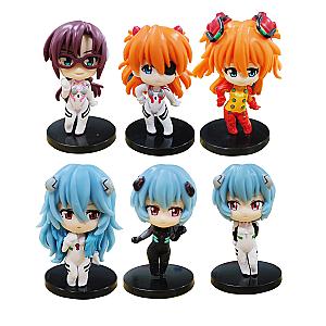 1Pcs Random Style 10CM Anime NEON GENESIS EVANGELION Characters Figure Model Toys