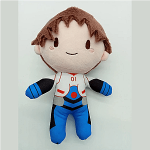 20cm Blue Shinji Ikari Neon Genesis Evangelion Stuffed Toy Plush