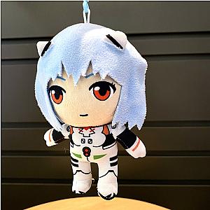 15cm Blue Cute Ayanami Rei Evangelion Doll Keychains