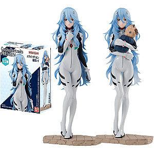 EVANGELION Anime Ayanami Rei Shokugan Long Hair Action Figure Toys