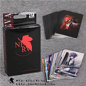 54PCS/set Anime Ayanami Rei EVA NEON GENESIS EVANGELION Death Note Card Poker