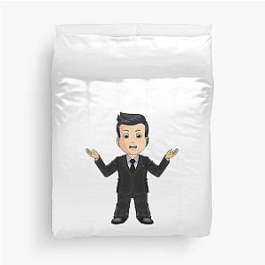 Cute Chibi Steve Everlast in tuxedo costume wear Duvet Cover