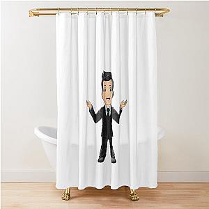 Cute Chibi Steve Everlast in tuxedo costume wear Shower Curtain